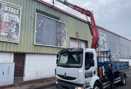 dépose pont roulant matériel de manutention lyon